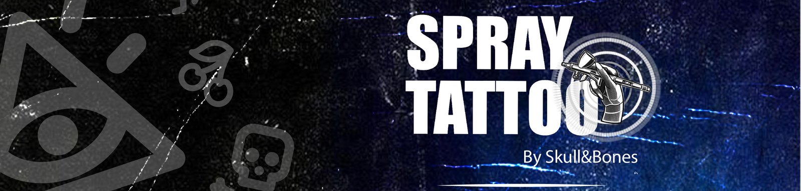 Spray Tattoo by Skull & Bones &mdash; le bar &agrave; tatouage &eacute;ph&eacute;m&egrave;re &agrave; l'a&eacute;rographe